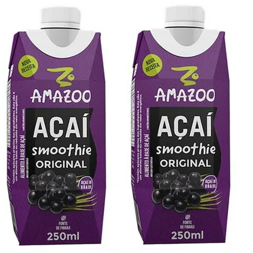 Amazoo Açaí Smoothie Tradicional (2x250ml)